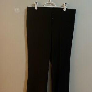 Low rise black pants